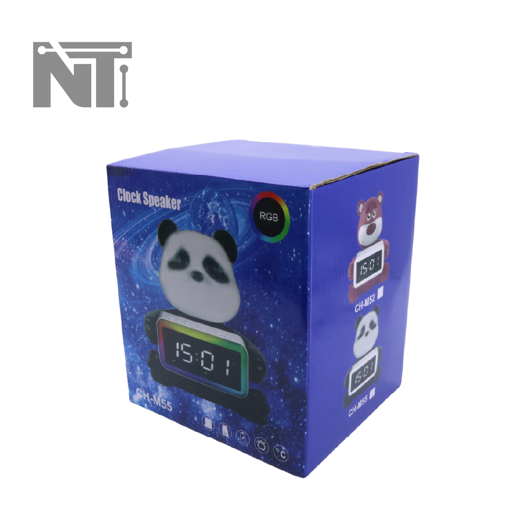 Parlante RGB Despertador Panda Pose 2